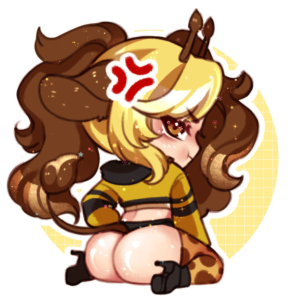 Girafyy's tweet photo. @hexchu The booty wiggle AND tibbie jiggle ToT I'm in LOVE U DO AMAZING WORK
🎨 by #BeanniVT #Sticcysheep https://t.co/3jmhRktSkJ