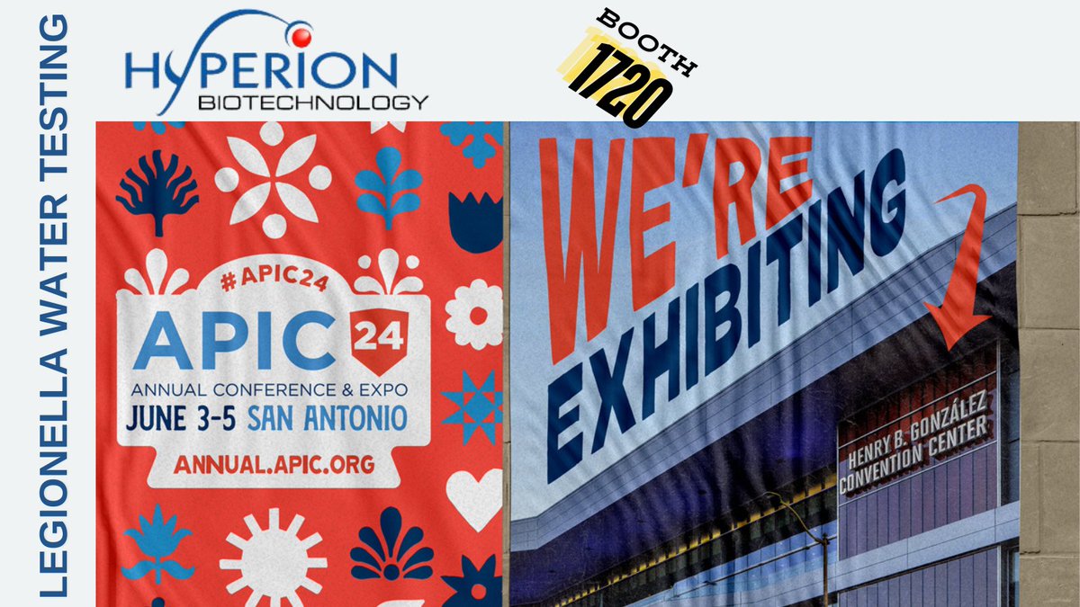 LegionellaTexas's tweet photo. #APIC24 is less than 2 weeks away. Will you be there? Stop by our Booth #1720 to learn how we can help with your #Legionella testing. #InfectionPrevention https://t.co/F1I1PqiJQm