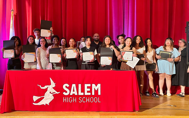 <a href="/_SalemHigh_/">Salem High School</a>  School Honors 26 Outstanding Seniors at <a href="/SHS_CTE_/">Salem High School CTE</a> Senior Awards Banquet: salemk12.org/news/shs-cte-s…
<a href="/MAVAmaEd/">MAVA</a>  | <a href="/actecareertech/">ACTE</a>  | <a href="/RedCross/">American Red Cross</a> | <a href="/RedCrossMA/">RedCrossMA</a>  <a href="/JWUCulinaryNow/">JWU Culinary</a> | <a href="/JWUAlumni/">JWU Alumni</a> | <a href="/JohnsonAndWales/">Johnson & Wales University</a> | <a href="/Concordia_MN/">Concordia College</a>