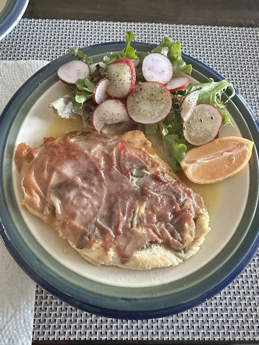 Made @foodwishes chicken Saltimbocca the other night. Was amazing.