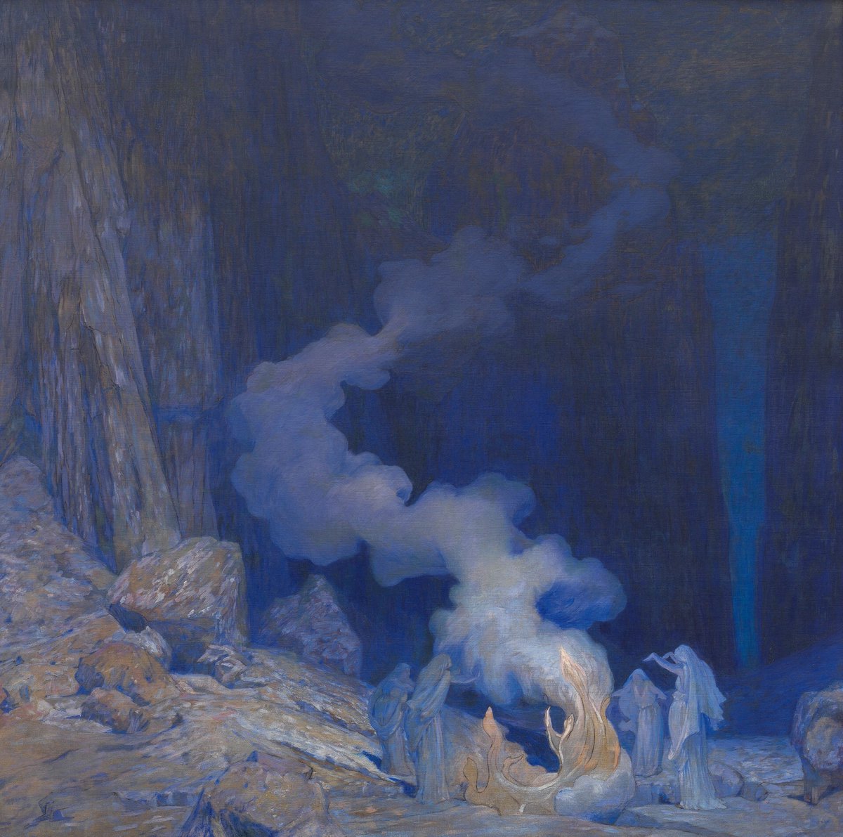 The Flame by Wilhelm Bernatzik, 1902