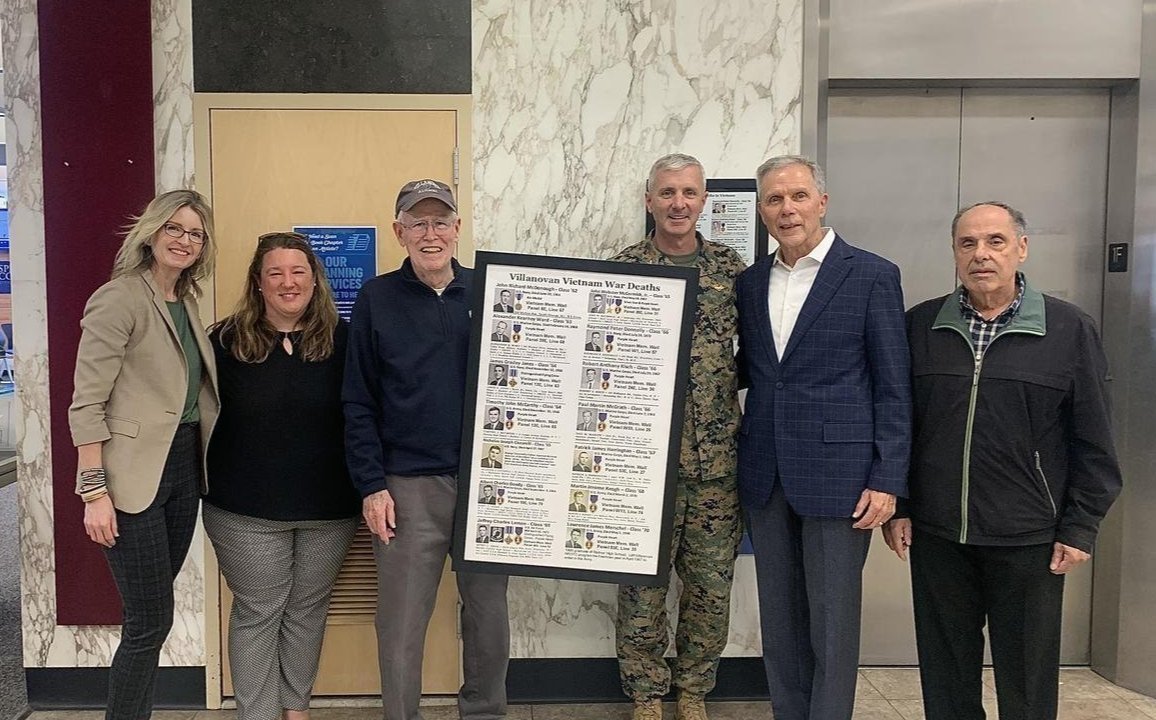 On Memorial Day, we pay tribute to our heroes and show appreciation for their service and sacrifice. We’d also like to highlight all Villanovans, who served our country. Steve Callanen '63 ME, designed a plaque honoring all VU alumni who served in Vietnam. tinyurl.com/bdezkbwe