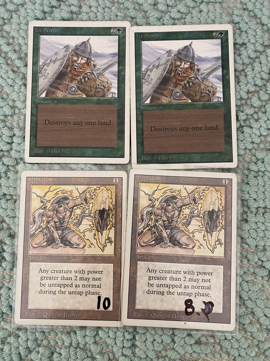 stonerainguy's tweet photo. First step into my long journey of #oldschoolmtg 93-94 #mailday #deckpics #oldframes https://t.co/bNmmZ2dkjf