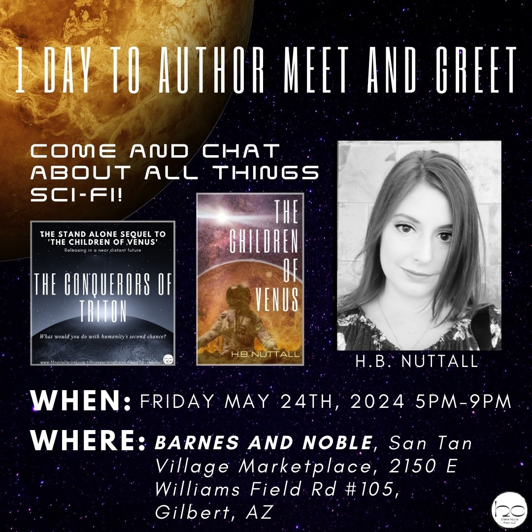 See you there!
#authormeetngreet #theconquerorsoftriton #thechildrenofvenus #bookrecommendations #booksigning #novelsigning #writermeetngreet #writingcommunity #amwritingscifi