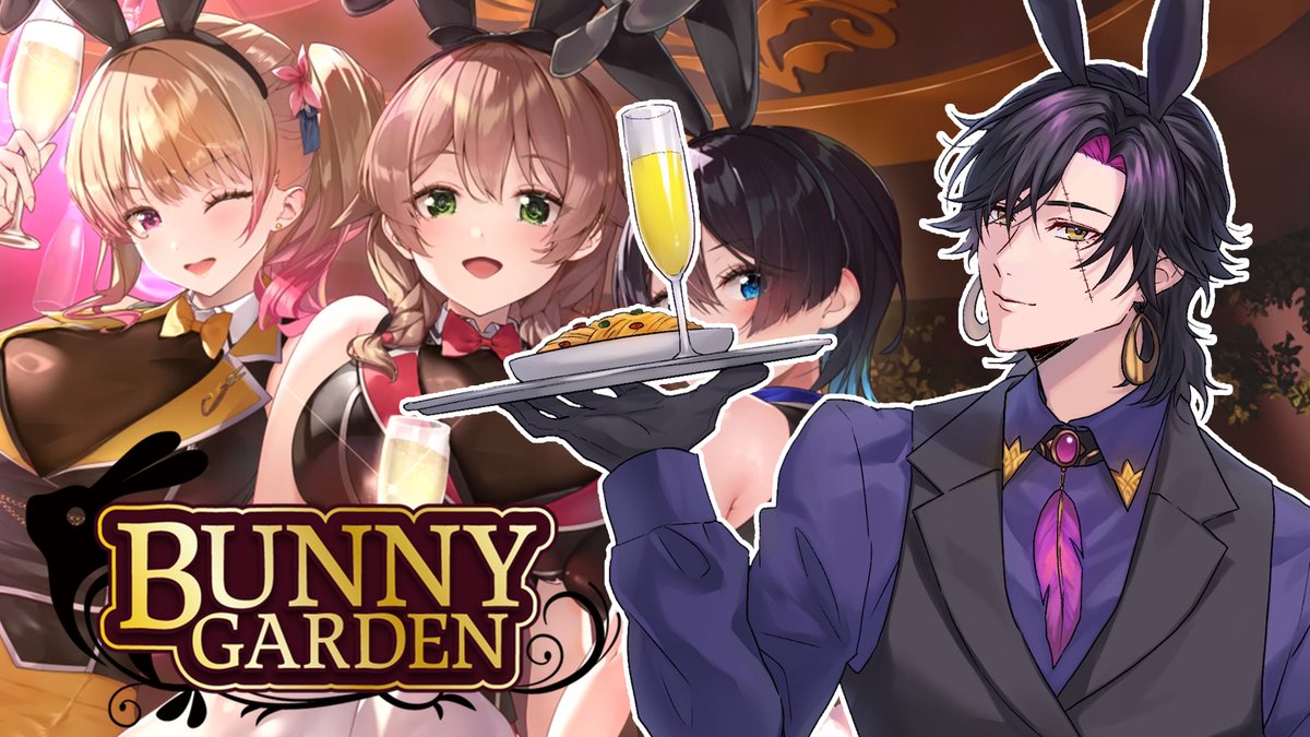 【Bunny Garden】 ✦ Thumbnail art: @/440_pome ✧ 10 PM JST｜3 PM CEST｜6 AM PDT youtube.com/live/AGl0MWyXj…