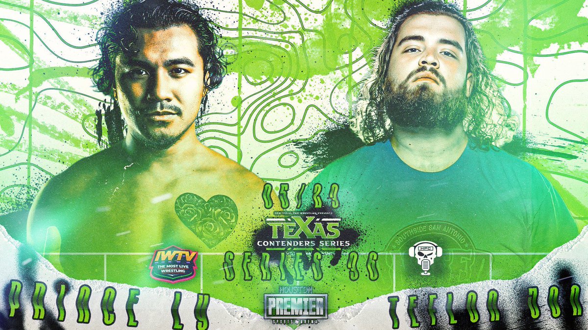smartmarkvideo's tweet photo. Tonight
830pm ET/730pm CT
LIVE on @indiewrestling
@NewTexasPW
@TexasContenders
#TCS36
Jay Davis vs Holy Roger
Jus X Vibin vs The Dream Team
Prince Ly vs Teflon Jon
Dustin Nguyen vs Houston Hendrix
https://t.co/E1UIW6UdL8 https://t.co/0dRQiGMCKh