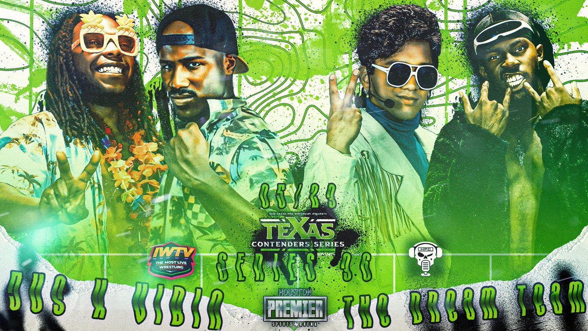smartmarkvideo's tweet photo. Tonight
830pm ET/730pm CT
LIVE on @indiewrestling
@NewTexasPW
@TexasContenders
#TCS36
Jay Davis vs Holy Roger
Jus X Vibin vs The Dream Team
Prince Ly vs Teflon Jon
Dustin Nguyen vs Houston Hendrix
https://t.co/E1UIW6UdL8 https://t.co/0dRQiGMCKh