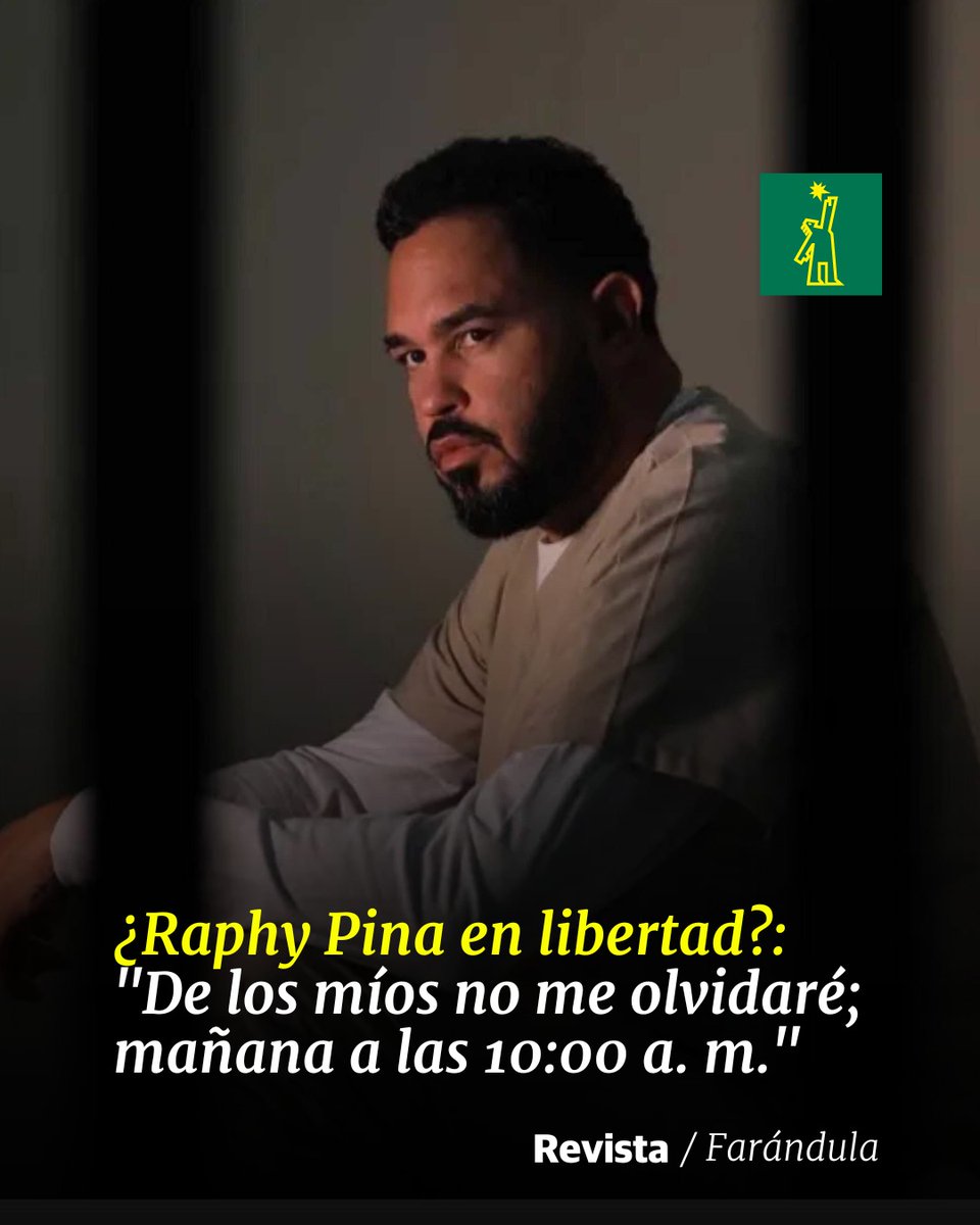 🎤 |#FarándulaDL| El empresario puertorriqueño, propietario de Pina Records, fue sentenciado en mayo de 2022 a 41 meses de prisión tras ser acusado de posesión ilegal de armas de fuego

🔗ow.ly/OZpR50RT8X5

#DiarioLibre #RaphyPina #Libertad #PosesióndeArmas