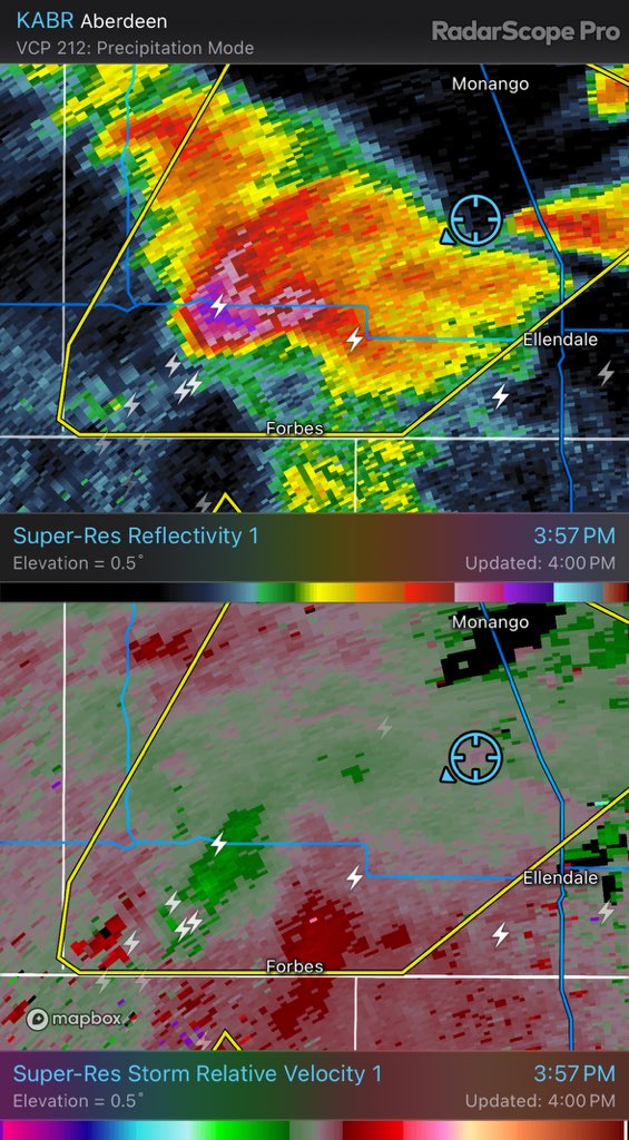 Go time in North Dakota #ndwx