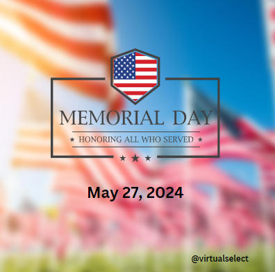 virtualselect's tweet photo. This holiday weekend please take the time to reflect on the true meaning of Memorial Day. To honor the brave servicemen and servicewomen who died defending our country. #MemorialDay2024 #PoppyinMemory #thankyou #honor https://t.co/SdPRBwAlnu