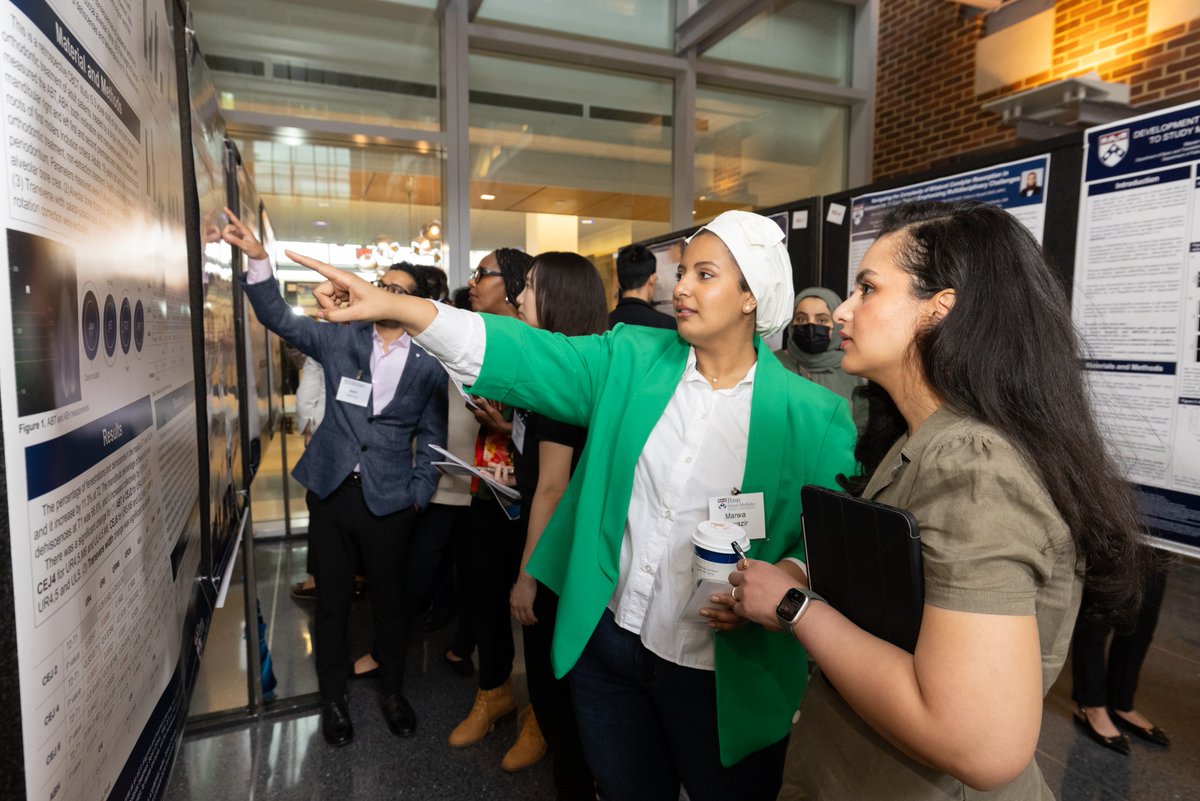 At our 2024 Research Day, an array of student-led research projects took the spotlight. DMD students, Master's students, and residents presented their work on various oral health and dentistry topics, reflecting their unique interests and studies. Visit bit.ly/3VarMN9