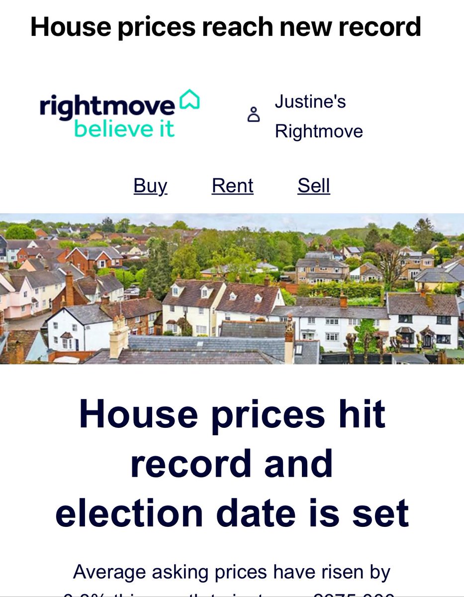 Yeah. Thanks for the email Rightmove.