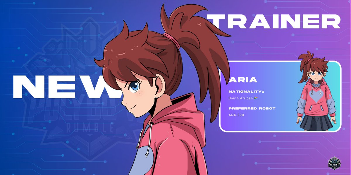 polybotsworld's tweet photo. Meet Aria, the tactical genius from South Africa ๐ฟ๐ฆ in Polybots Rumble! Her favorite Polybot is the versatile ANK-590.
Stay tuned to learn more about Polybot ANK-590 in our next post! ๐ค๐ฅ
#PolybotsRumble https://t.co/MSCbWs886x