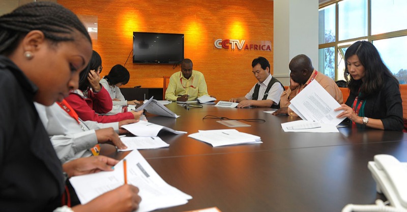 ADFmagazine's tweet photo. Read about China’s strategy to shape and control Africa’s media space using funding, content sharing, and training of African journalists, to further advance Chinese political narratives on the continent.