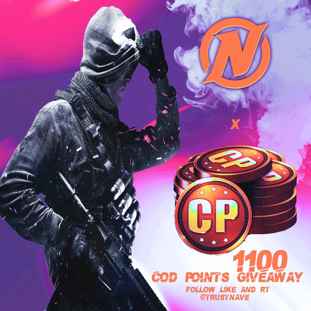 Since the last one did so well we are giving away 1100 cod points!

-MUST FOLLOW <a href="/TrustNave/">Nave</a> 
-LIKE &amp; RT
-REPLY WITH A SCREENSHOT

Winner Announced in 24 Hours, Good Luck!