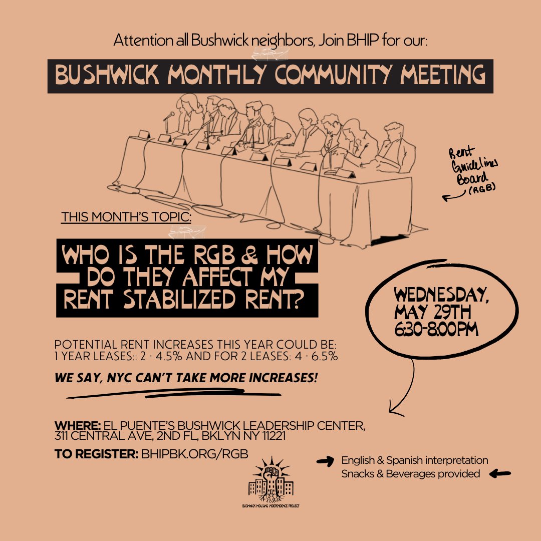 Bushwick Housing Independence Project tweet media