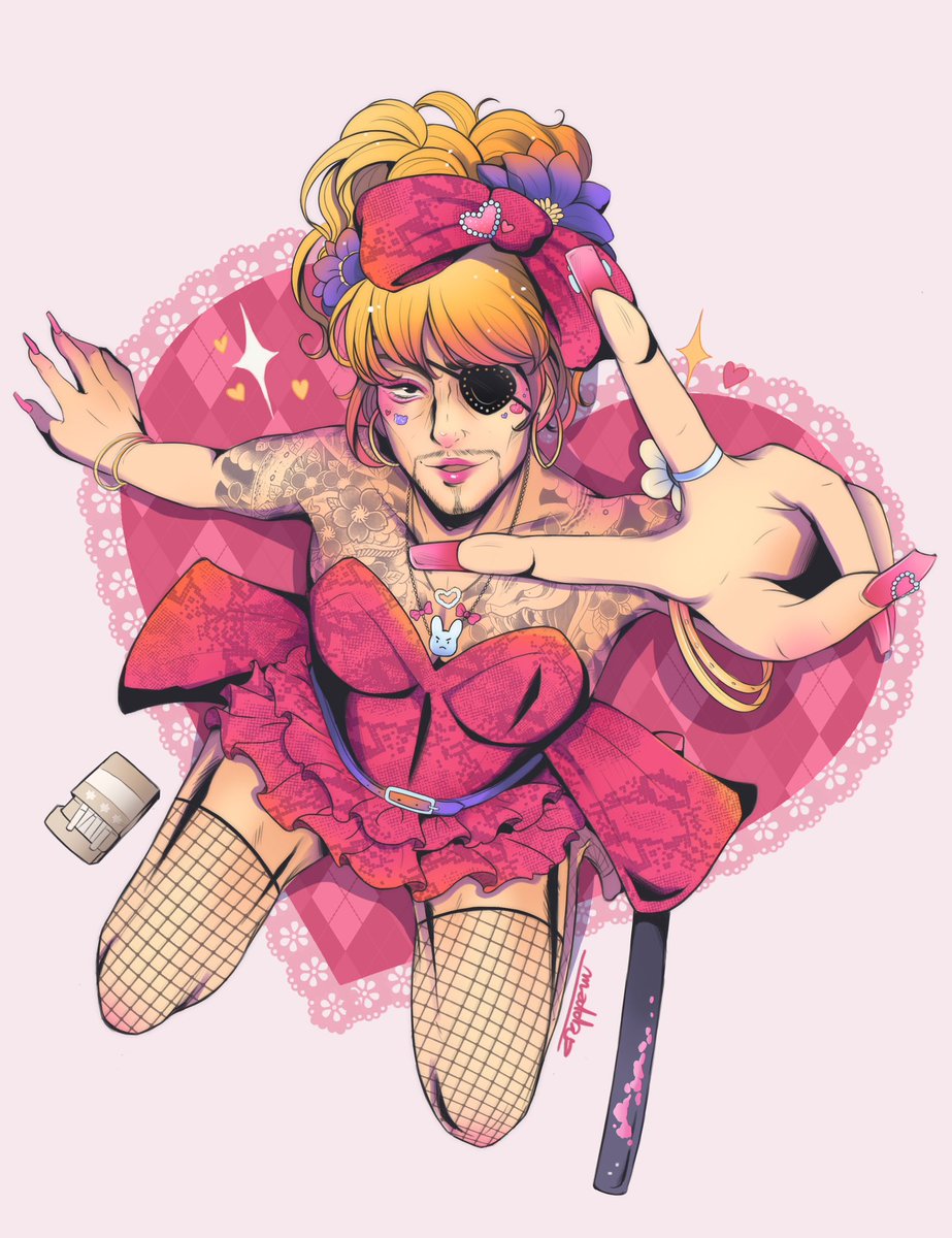 i finished iiiit so I’m posting twice in a row i am so crazy 

pretty happy with how this turned out for once ! I love goromi so much gaaaah

#龍が如く #goromi #ゴロ美 #majimagoro #真島吾朗