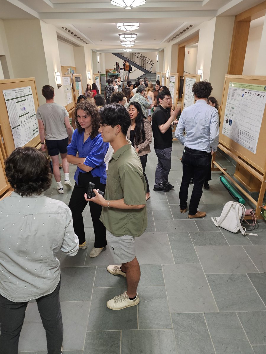 Happening now: @DartmouthPBS Psychology and Neuroscience honors thesis students present their research in Moore Hall.