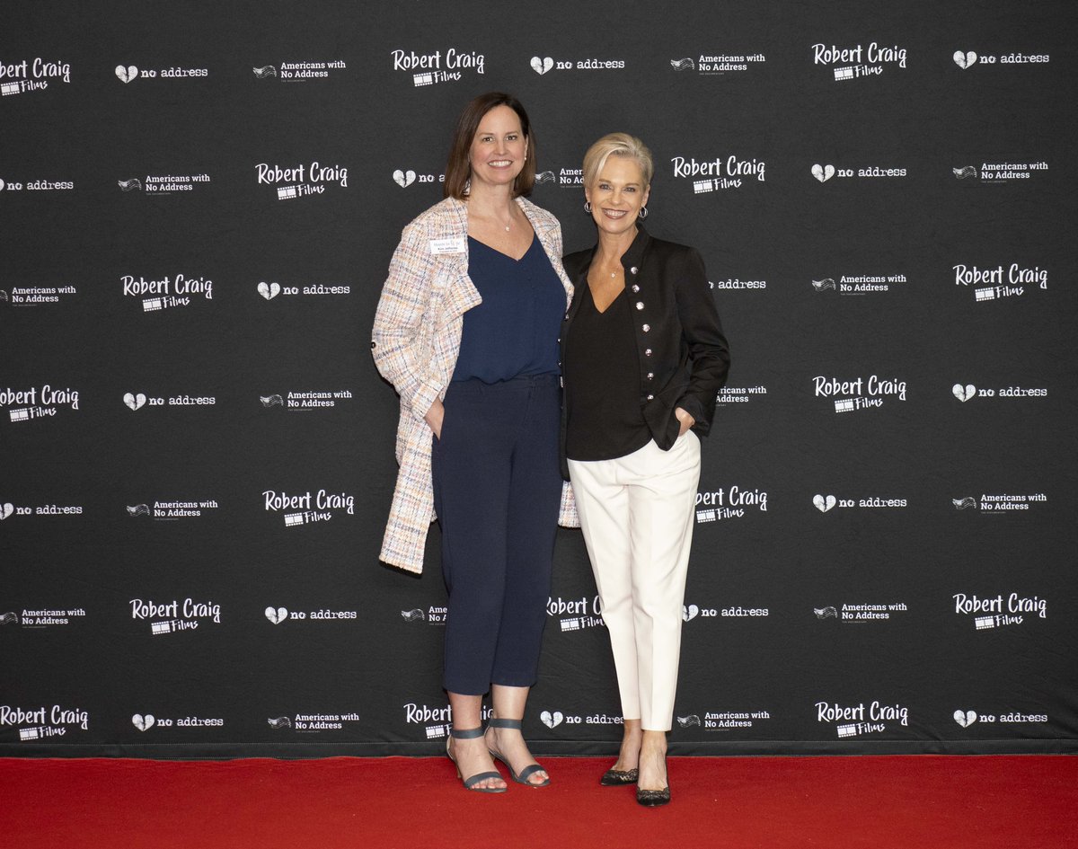 HavenForHope's tweet photo. Scenes from the Americans With No Address VIP Exclusive Screening.
Thank you, Robert Craig Films for featuring Haven and highlighting homelessness in America. 

@NoAddressMovie 
#NoAddressMovie #BreakTheNoAddressCycle #havenforhope https://t.co/Z8uiIdk9KR