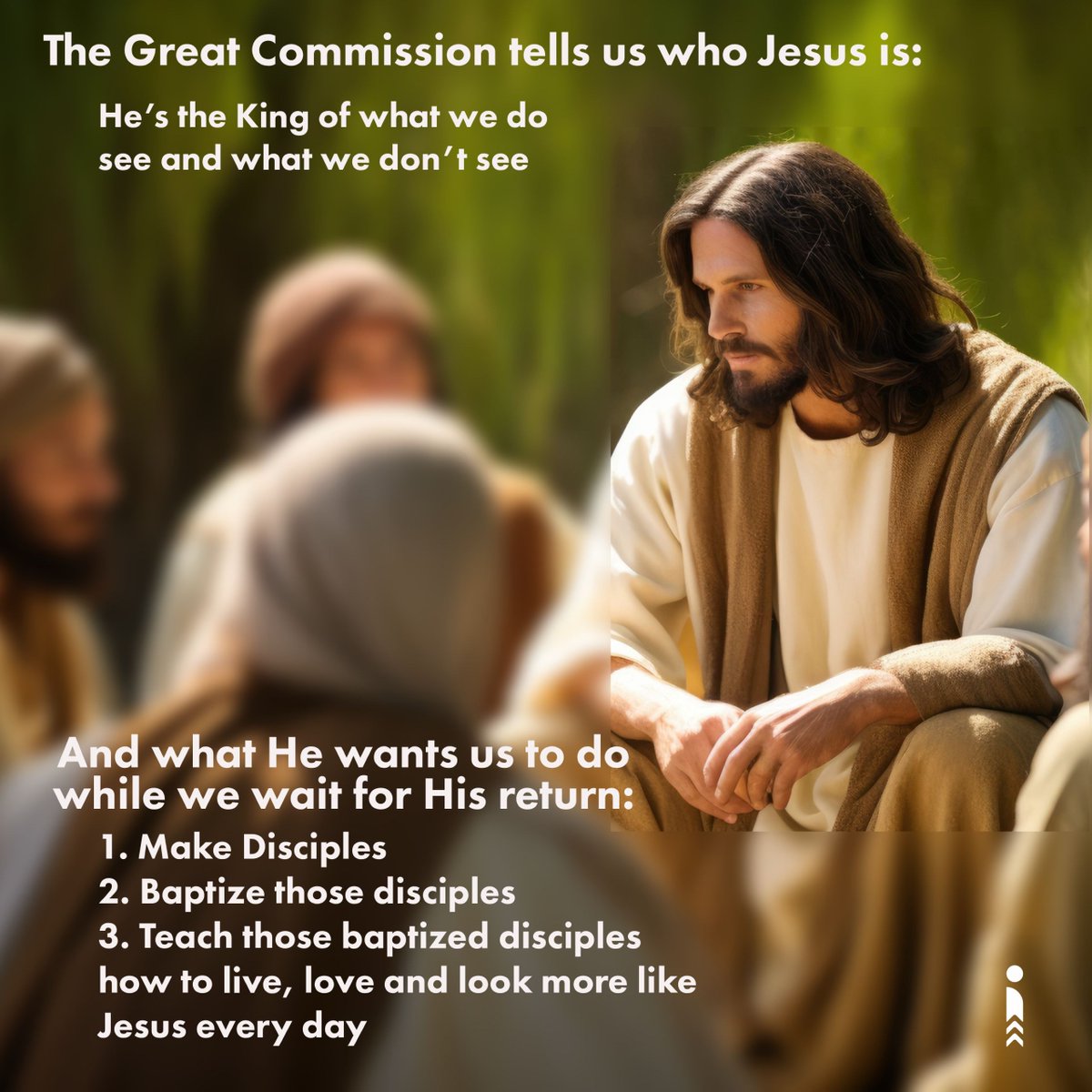 CoreyLandreth's tweet photo. The Great Commission is the marching orders for the Church: Make disciples, baptize those disciples and then teach those baptized disciples how to live, love and look more like Jesus.  If you do believe, nothings should keep you from being baptized and then learning to obey. https://t.co/TwyOg5Mxjz