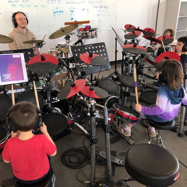 To quote a mom 'the electric drum kit was surely invented by a drummer's parent'.

#tulsakids #tulsamoms #momsoftulsa #iwantthebestformykids #kidslife #lifekids #lifeskillsforkids #kidsonthemove #musickids #kids #musiclessons #piano #pianoteacher  #musicforkids #musiceducation