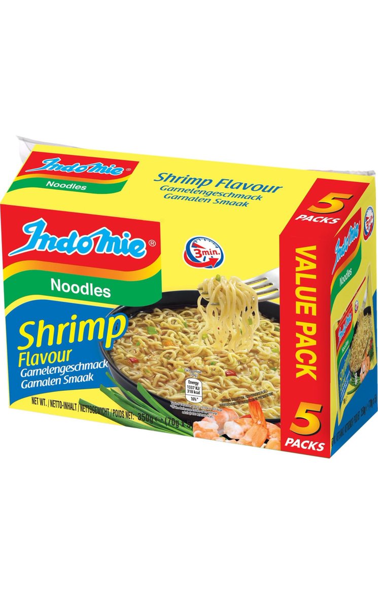 DLc77410's tweet photo. Grâce à @RAID_1O, j'ai mis la main sur un pack de 5 de nouilles instantanées crevettes INDOMIE pour seulement 0,59€ au lieu de 12€. 
Maintenant, je dîne comme un roi des nouilles sans même toucher mon trône financier ! 🍜🦐💸 
#RepasRoyal #RaidDesBonnesAffaires https://t.co/B1JTKyrHxo