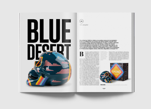Cambio16's tweet image. 🌵🎨 Descubre #BlueDesert de #Lladró y #Laprisamata: arte phygital que fusiona porcelana y #NFT. Calaveras transformadas en 70 ilustraciones digitales únicas. ¡No te pierdas esta innovadora colección! Lee más en la edición 2307 👉 bit.ly/3SEafZB #ArteDigital #Innovación