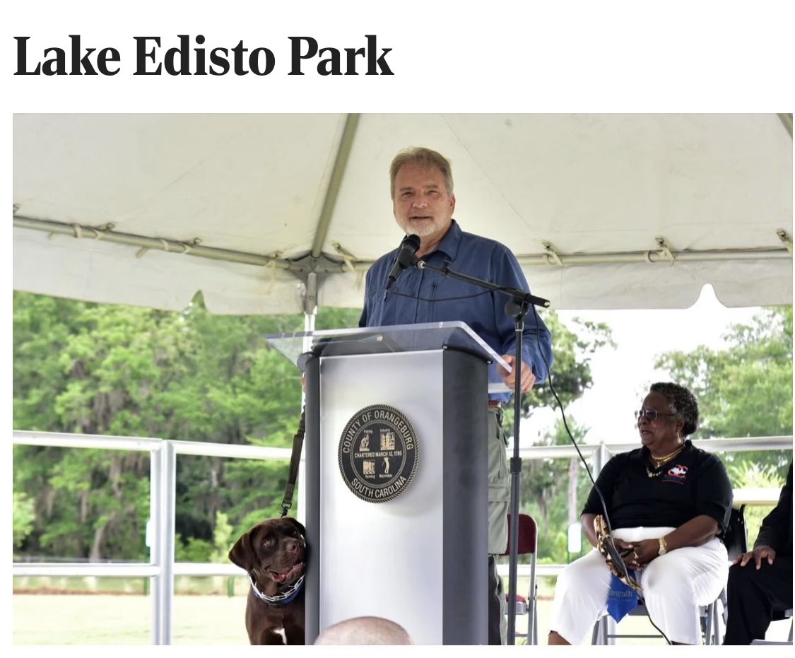 BradHutto's tweet photo. This weekend will mark the two year anniversary of the opening of Orangeburg’s newest park. 

Wishing everyone a safe and reflective Memorial Day holiday. https://t.co/4QfI8mtOh0