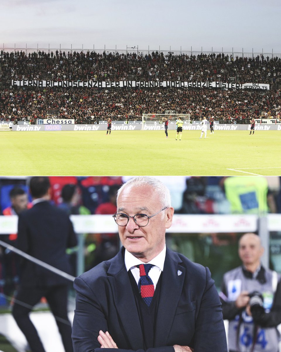 Cagliari ❤️ Claudio Ranieri 👏