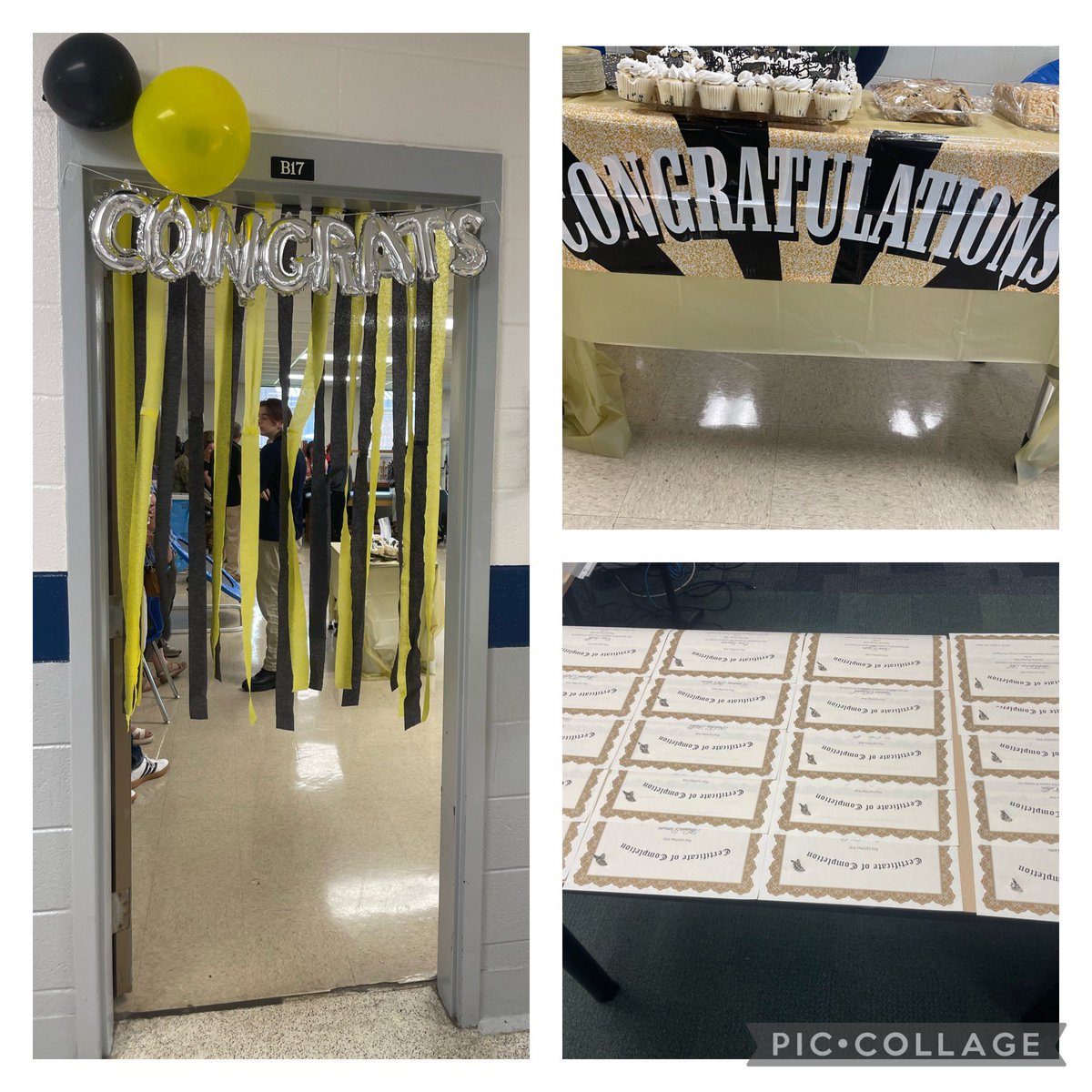 NHREC_CTE_BF's tweet photo. Congratulations to the #PTOT students on #culminating the school year with a beautiful #pinning ceremony! The smiles on their parents' faces are priceless! . ๐โจ #FutureTherapists #GettinItDone #SkillsMatter
#NHRECCTE #LeadBoldly
@NHREC_VA https://t.co/WXnthzUzY4