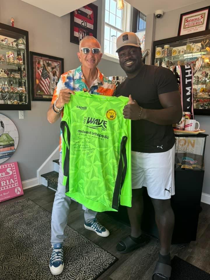 Will “The Wall” Banahene stops by the Rochester Soccer Museum while visiting his hometown for the weekend ⚽️ 

#rlancers #rochesterny #masl