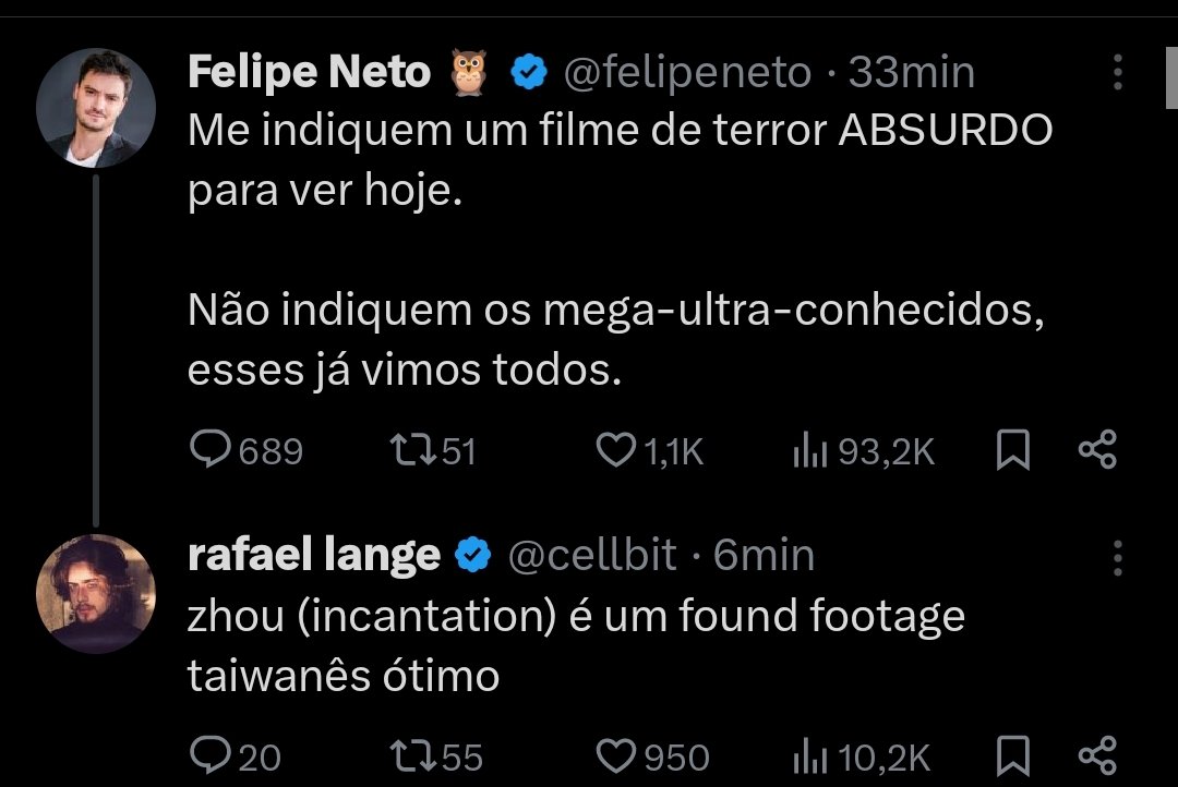 Felipe Neto novo player em Ordem Paranormal