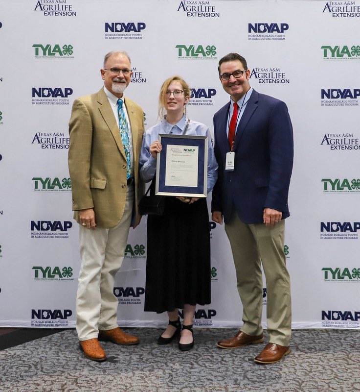 Congrats to Eliza Briscoe of SHS FFA, who completed the Norman Borlaug Youth in Agriculture Program. She not only learned about AG and current issues, but also earned a $2,500 scholarship! Your teachers and all of SISD are proud of you! <a href="/SpringISD_CTE/">SpringISD_CTE</a> <a href="/spring_ffa/">Spring FFA</a>  <a href="/springtriclub/">Spring Tri-Club</a>