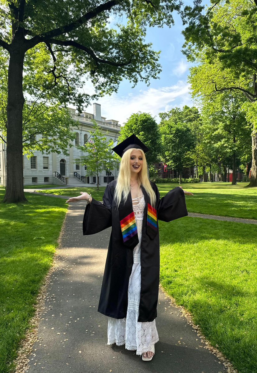 one of the first transgender youth to graduate harvard 🌟 ready to become a lawyer to advocate for trans women to thrive, not just survive!