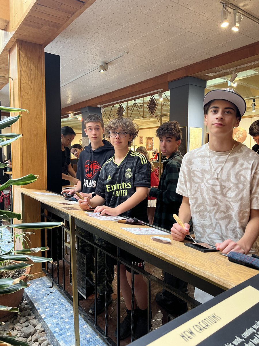 msrpontes's tweet photo. The Grade 8s have had an incredible day! We made copper art, saw Sainte-Anne’s Basilica, hiked the stunning Canyon Sainte-Anne, and conquered 487 stairs at Montmorency Falls. What an adventure! @rockwoodheart https://t.co/yAO6lYA2Nf
