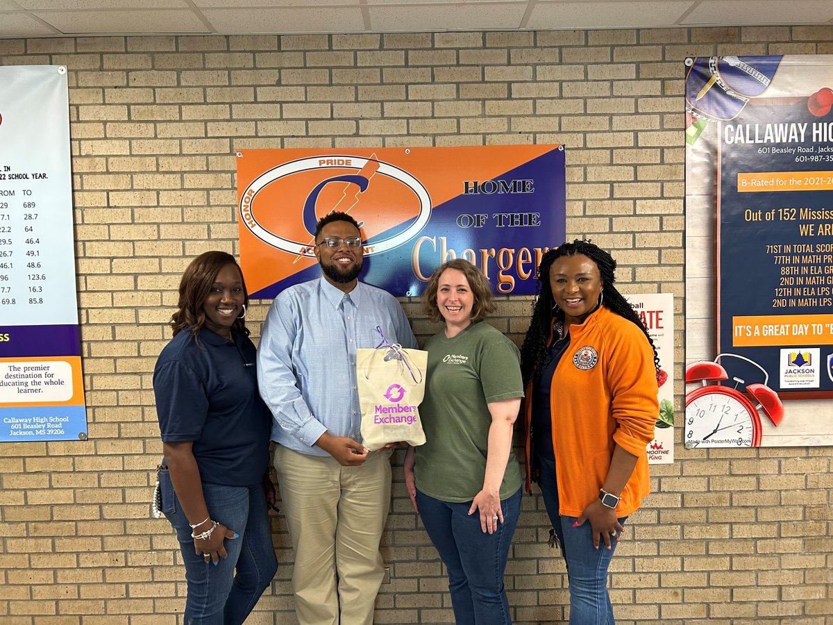 We 🧡Our Teachers! 

Congratulations, Mr. Samuels of Callaway High School, for being nominated and chosen as one of our winners for #teacherappreciation!

We hope you have a great summer!