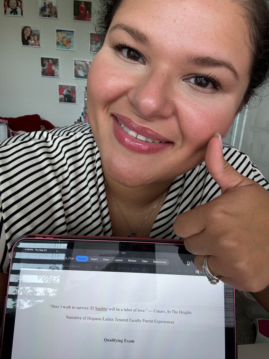 AlmostDraMami's tweet photo. Successfully defended my Qualifying Exam and am now a Doctoral Candidate 🥹 

Thank you to my parents and husband for all their support.

My amazing committee, you’re all amazing, brilliant and very caring. Thank you 💖 

Brewer, @sofiabahena_ @MariRodPhD @GaxiolaSerrano https://t.co/mRdWvHddUm