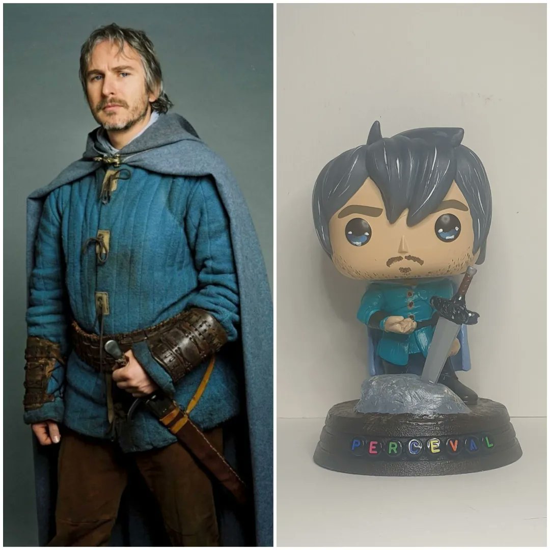 Nouvelle création pop custom.  Notre bien aimé Perceval de la série Kamelotte ☺.
#kamelotte#perceval