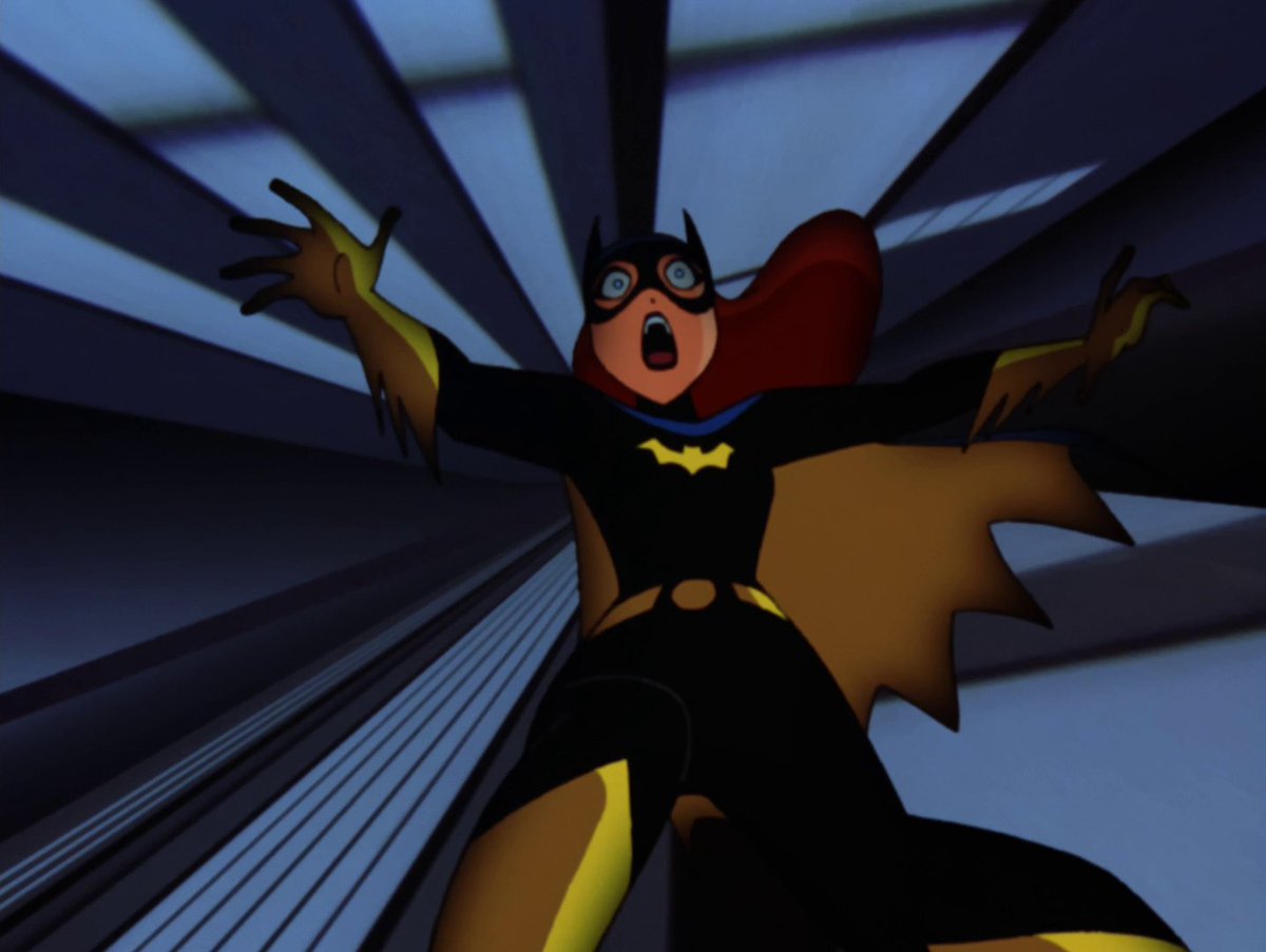 worldsfinest's tweet photo. One of the most talked-about The New Batman Adventures episodes ever, "Over The Edge" debuted on this day (May 23) in 1998. Commissioner Gordon seeks revenge after Batgirl is killed in this gorgeously animated heart-pounding thriller written by Writer Paul Dini!#BatmanTAS #Batman https://t.co/niKEADrtAp