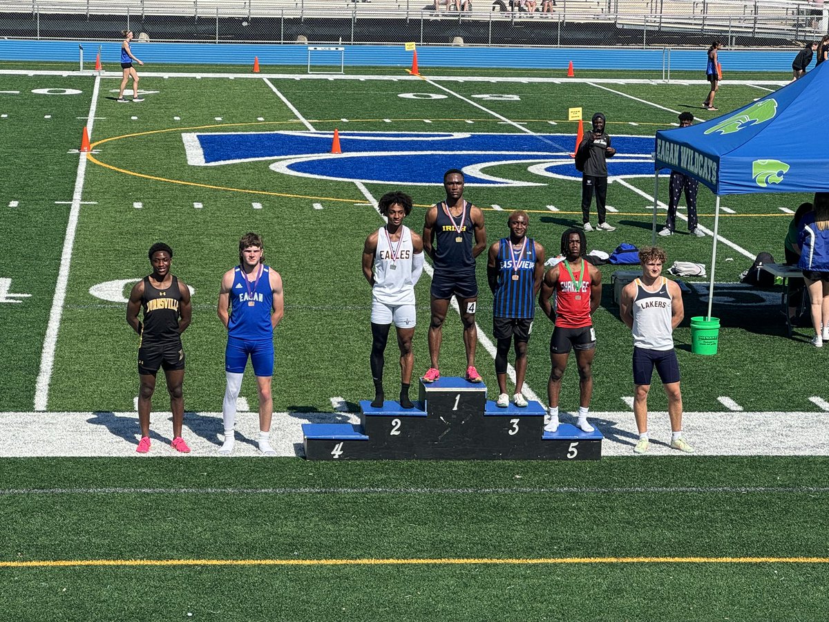 Emmanuel Taye is 5th in the 100M with a time of 11.16!