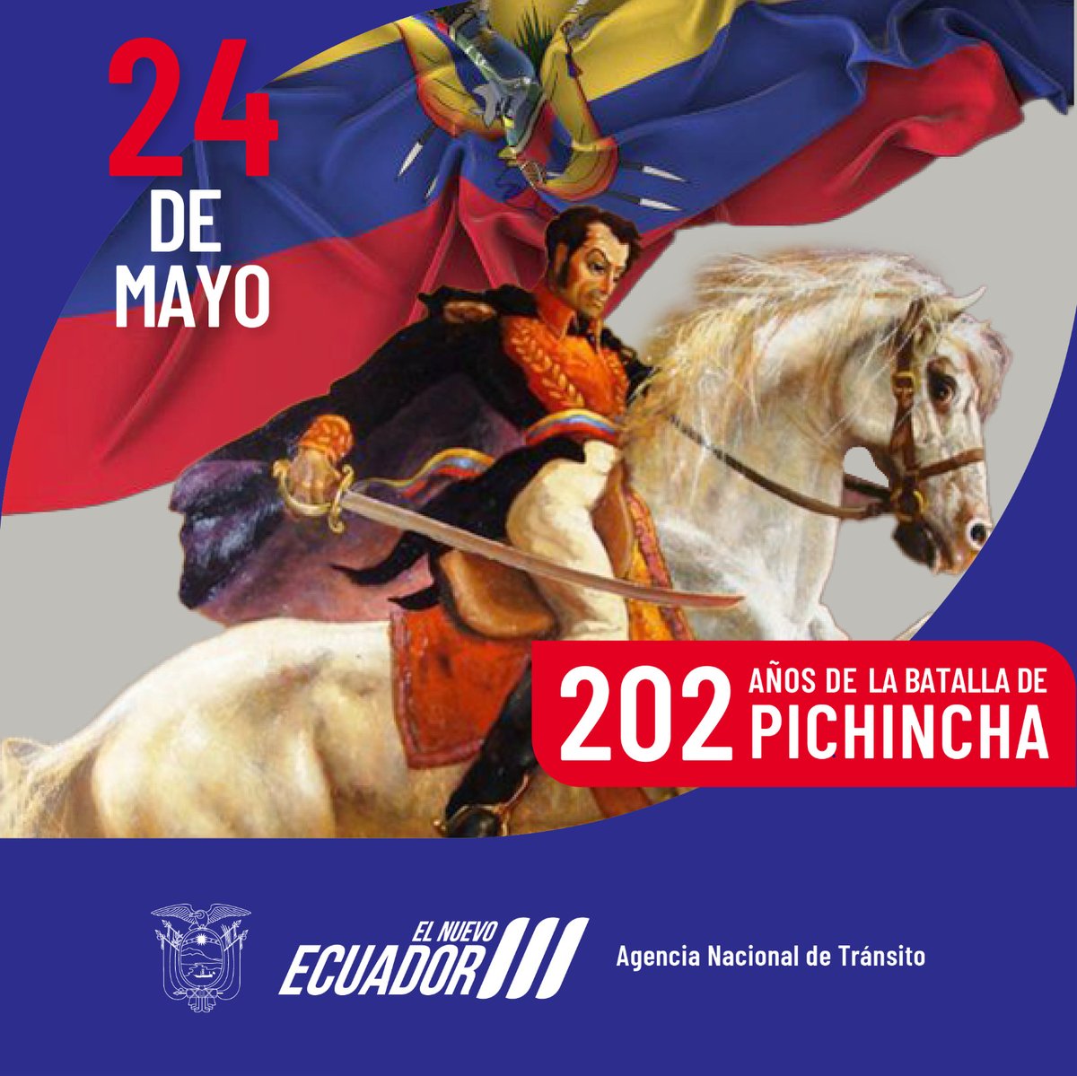 Este #24DeMayo conmemoramos 202 años de la gesta libertaria con la que logramos la independencia.

Loor a nuestros héroes que lucharon incansablemente para que seamos un pueblo libre y soberano. 

#BatallaDePichincha