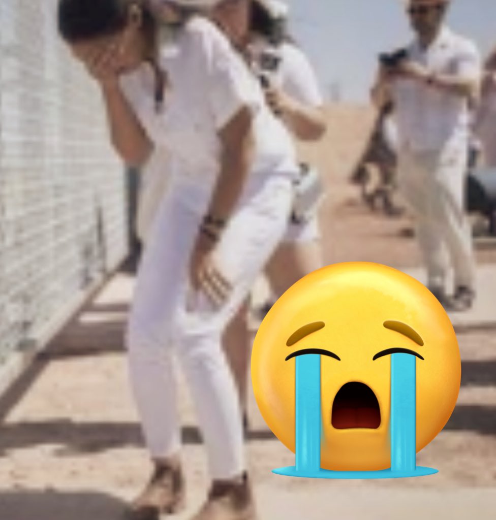 AOC is crushed as she watches the MASSIVE crowd of Trump supporters gather for his rally in Bronx, her backyard