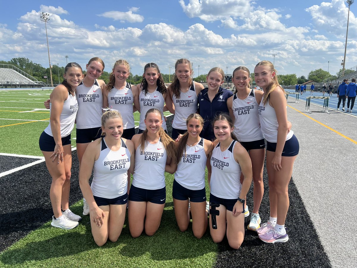 WIAA Sectional Team Runner-Up!!!! Congrats to the Lady Spartans who qualified 9 events to the @wiaawistate meet in La Crosse next weekend!! #tnf #statebound