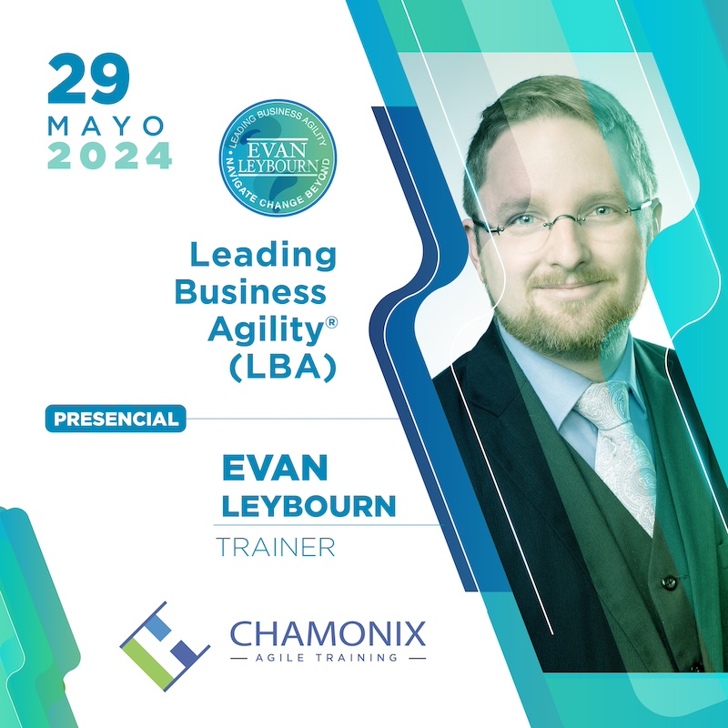 ¡No te pierdas nuestro taller del 29 de mayo: «Liderando la agilidad empresarial: explorando nuevas rutas más allá de Kotter»!

¡Taller Presencial en Lima con Evan Leybourn!

Informes e inscripciones: bit.ly/LBA_Lima

#businessagility #customercentricity #change #agility