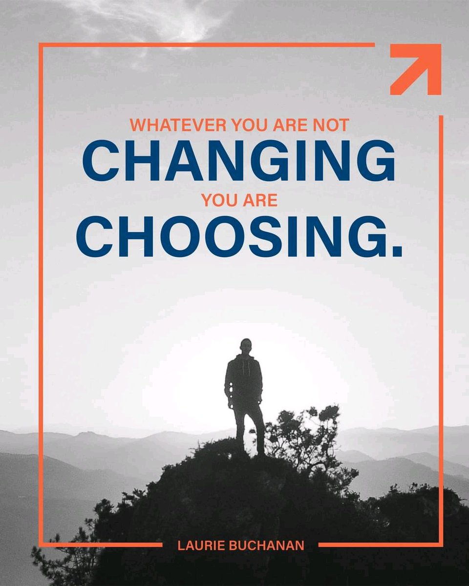 This__Is__John's tweet photo. Whatever you are not changing, you are choosing. Embrace the power of choice and make decisions that align with your goals and values. Your future self will thank you. 🌟 #ChangeIsChoice #PersonalGrowth #GrowthMindset #GoalSetting #SuccessTrain #ThinkBIGSundayWithMarsha https://t.co/H9Dck4XFRI