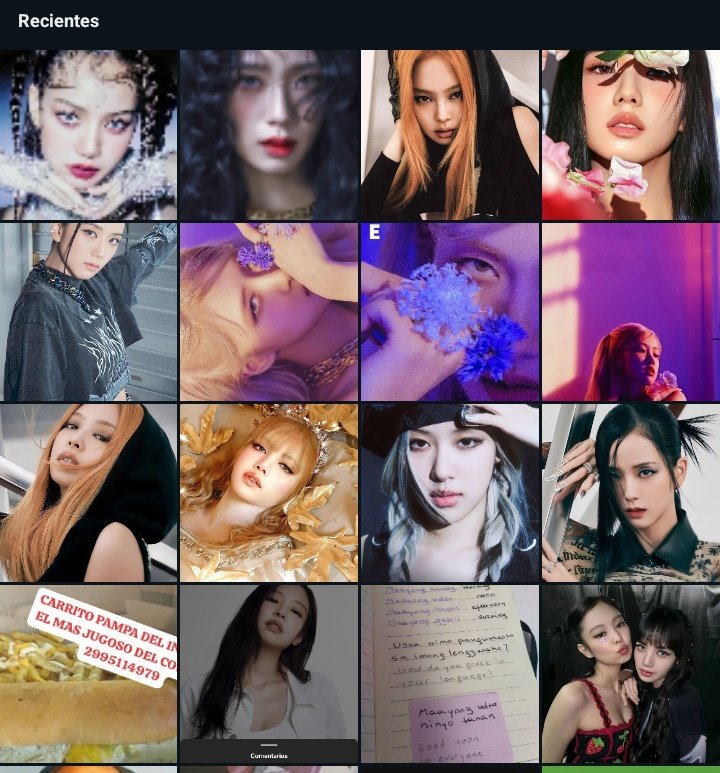 Mi galeria esta llorando sangre