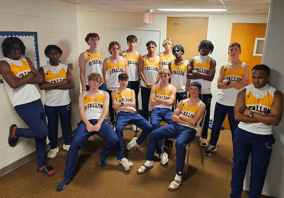 The team is primed and ready for tomorrow's prelims.
The fifteen athletes in this picture will represent OTHS in nine of the twelve running events.
#BusyFriday
#BadBoys