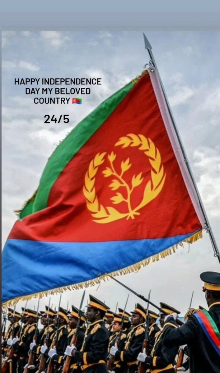 May 24!
Happy 33rd Independence Day!
To all Eritreans!
ዮሃና!   ዮሃና!  ዮሃና!
#eritrea #eritrea33 #EritreaIndependenceMonth