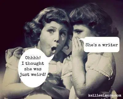 Is she weird or just a writer? #writingmemes