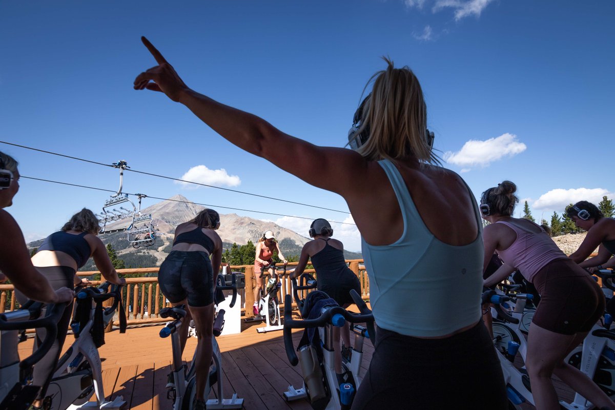 🏔️✨ Elevated Wellness returns to Big Sky! Join Zephyr Cycling Studio and BASE in July for cycling, Pilates, and yoga classes all while enjoying views of Lone Peak. Learn more and sign up here bit.ly/3yz4h7H